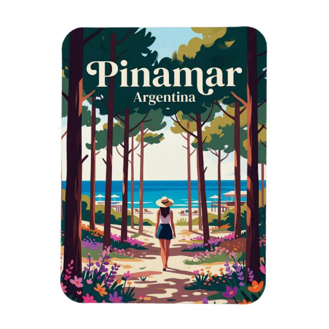Pinamar Argentina Magnet (Vertikal)