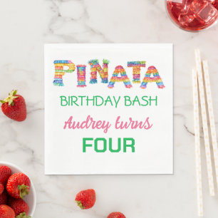 Pinata Birthday Bash Pappersservett