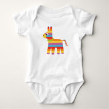 Pinata Cinco de Mayo Baby mellan One Biet t-shirt