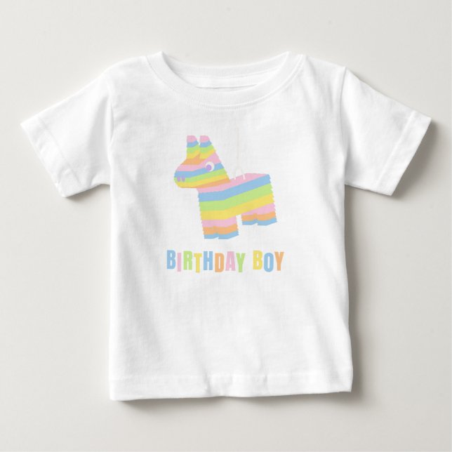 Piñata Födelsedags Pojke Hedersgäst  T Shirt (Framsida)