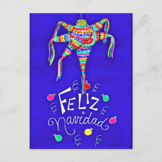 Piñata Mexican julvykort Vykort