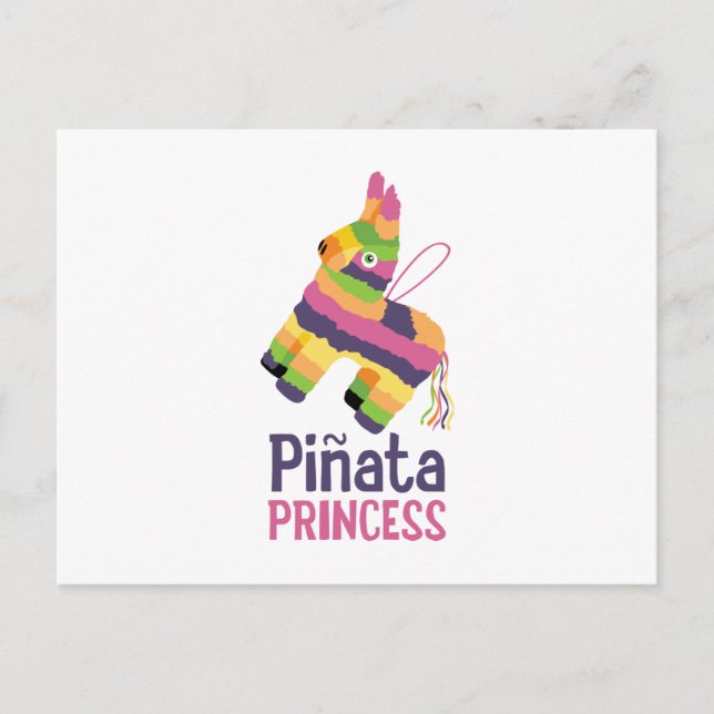 Pinata Prinsessa Vykort (Framsida)