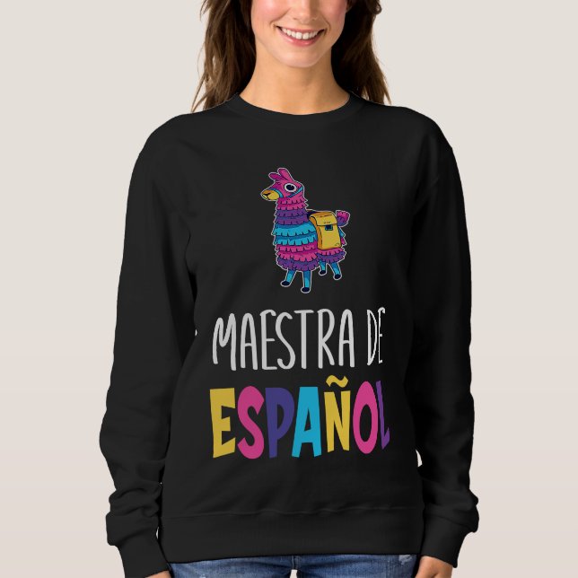 Pinata Spanish Teacher Regalos Para Bilingue Teach T Shirt (Framsida)