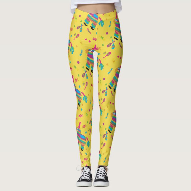 Pinatadamasker Leggings (Framsida)