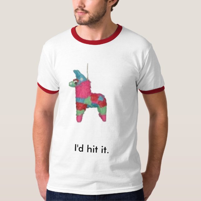 pinataen skulle jag slått honom tee shirt (Framsida)