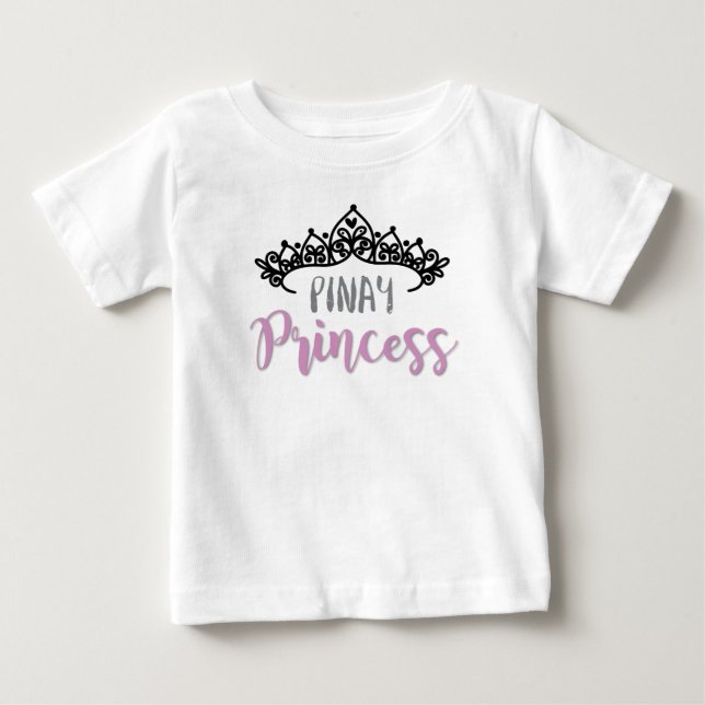 Pinay Princess med tiaraen T Shirt (Framsida)