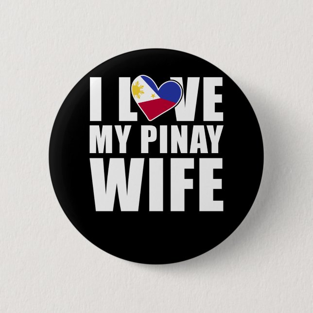 Pinay Wife Filippinerna Kärlek Proud Make Knapp (Framsida)
