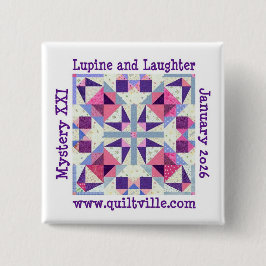 Pinbacksknapp för Lupine och Laughter Knapp