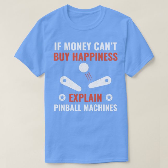 Pinball är Happny Pinball Player Arcade G T Shirt (Design framsida)