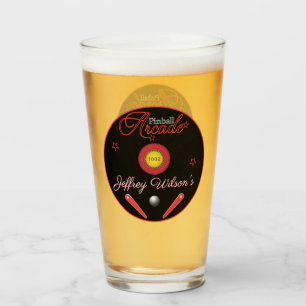 Pinball Arcade Drinkware Pint Beer Glaskopp