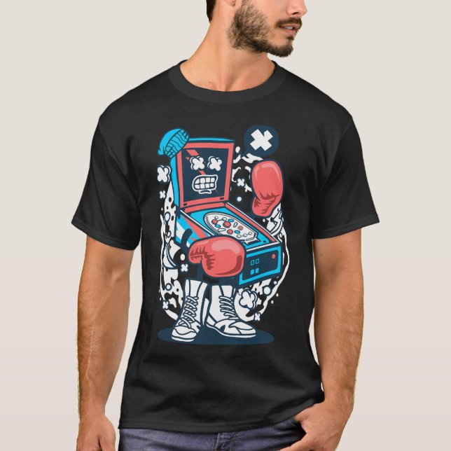 Pinball boxer t shirt (Framsida)