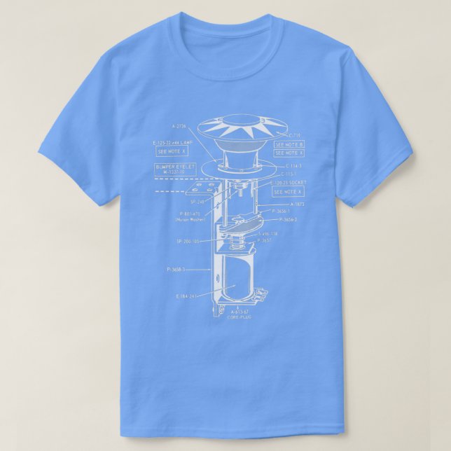Pinball Bumper-schema T Shirt (Design framsida)