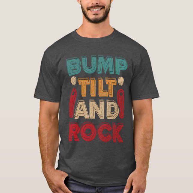 Pinball Bumpilt And Rock girl T Shirt (Framsida)