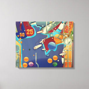 Pinball Canvastryck