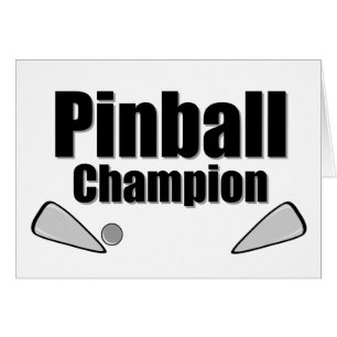 Pinball Champion Hälsningskort