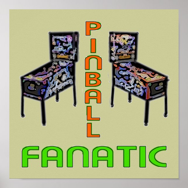 Pinball Fanatic Poster (Framsidan)