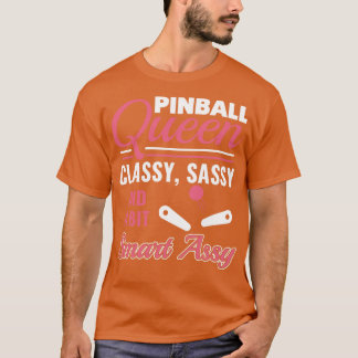 Pinball Funny Pinball Player Arcade Game Women T Shirt