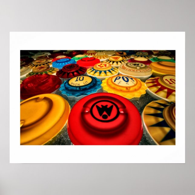 Pinball Glow Poster (Framsidan)