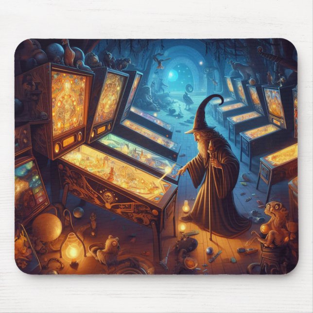 Pinball-guide, ej slip-Mousepad #3-3 Musmatta (Framsidan)