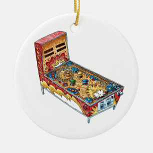 Pinball Julgransprydnad Keramik