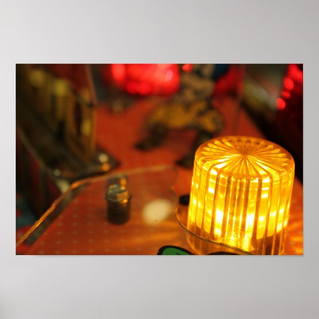 Pinball Ljus Poster (Framsidan)