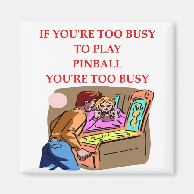 PINBALL MAGNET (Framsidan)