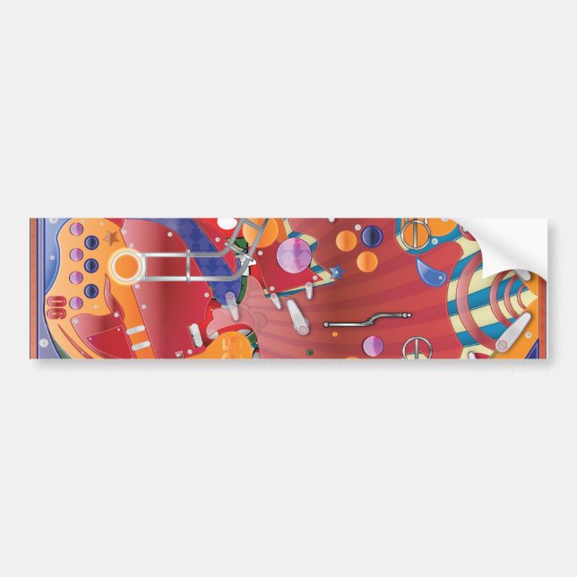 Pinball Maskin Bildekal (Framsidan)