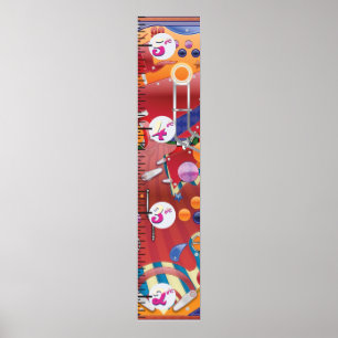 Pinball Maskin Growth Chart. Poster