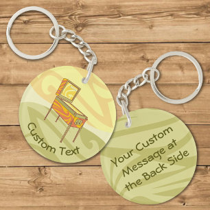 Pinball Maskin Keychain