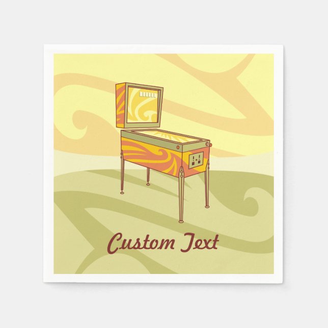 Pinball maskin napkins pappersservett (Framsidan)