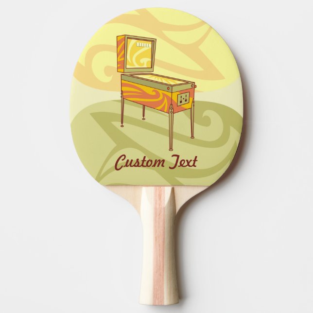 Pinball maskin Ping-Pong-paddle Pingisracket (Framsidan)