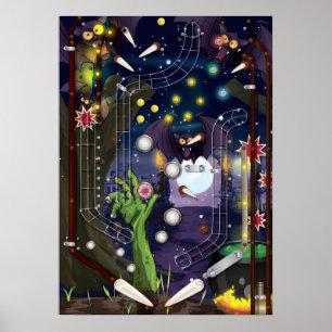 Pinball Maskin Poster