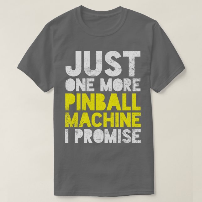 Pinball Maskin T Shirt (Design framsida)