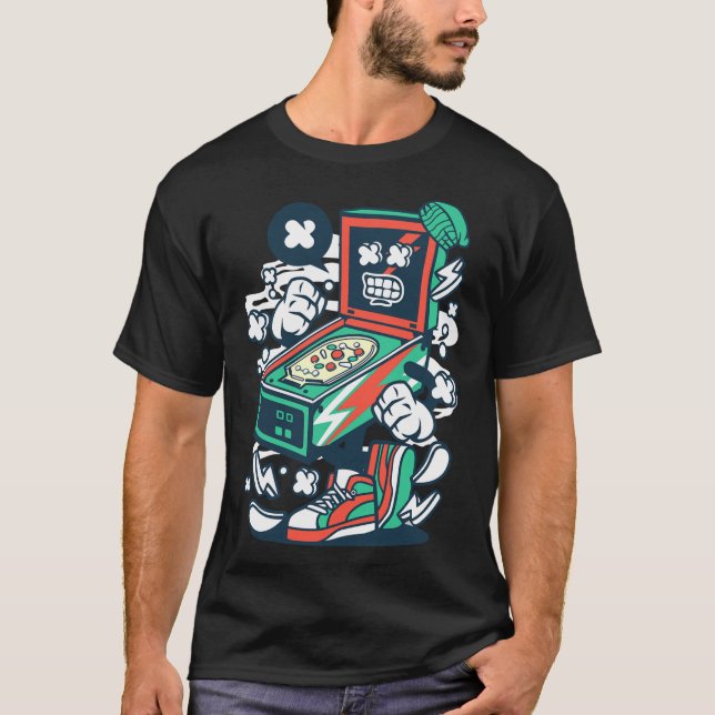 Pinball maskin t shirt (Framsida)
