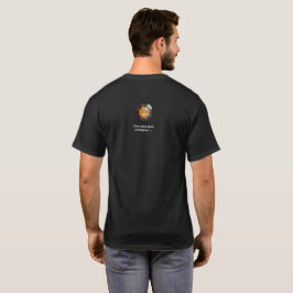 Pinball Maskin T Shirt - Skriv ut baksidan av baks