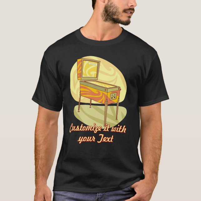 Pinball maskin tee shirt (Framsida)