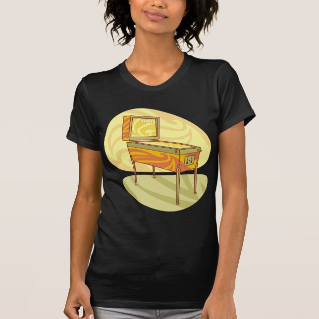 Pinball maskin tee shirt (Framsida)