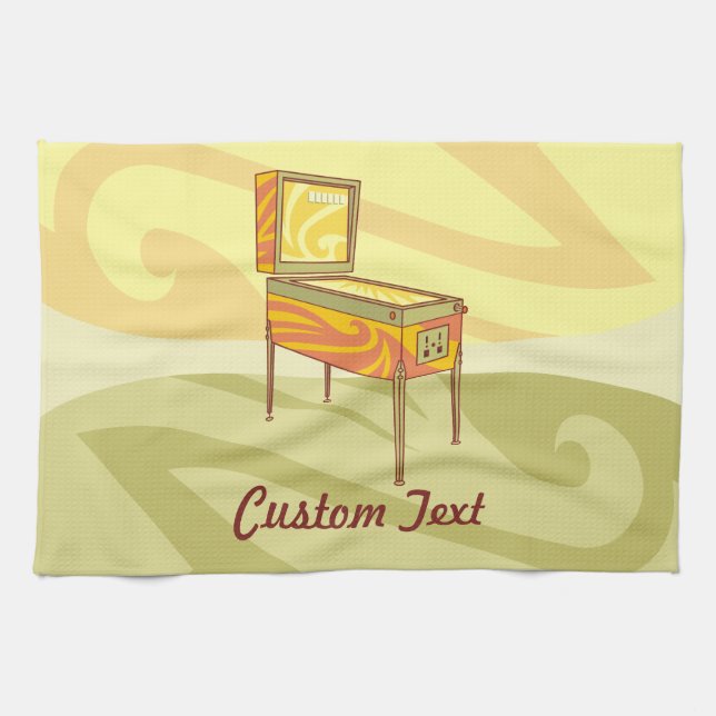 Pinball maskin towel kökshandduk (Horisontell)