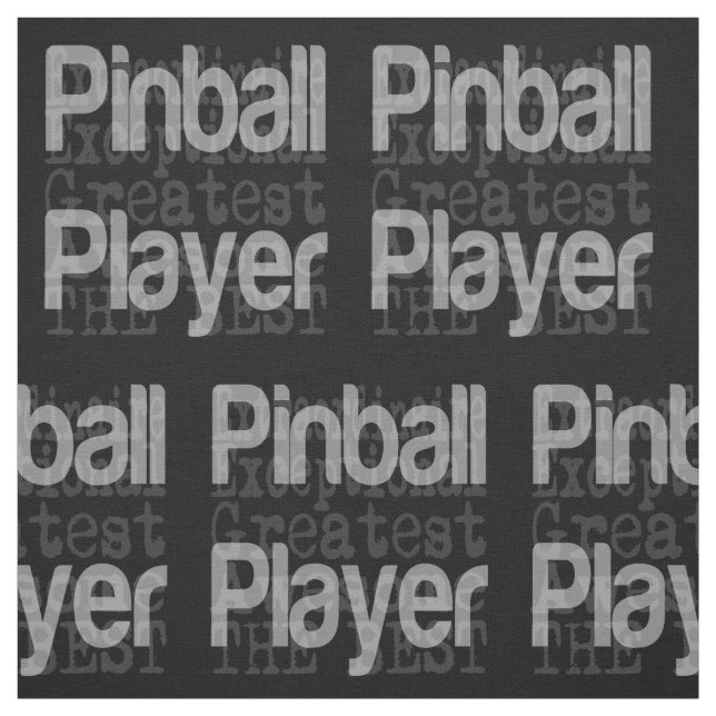 Pinball Player Extraordinaire Tyg (Provkarta)