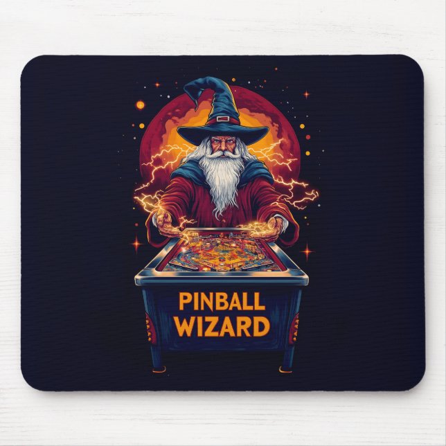 Pinball Player Non Slip Mousepad #17 Musmatta (Framsidan)