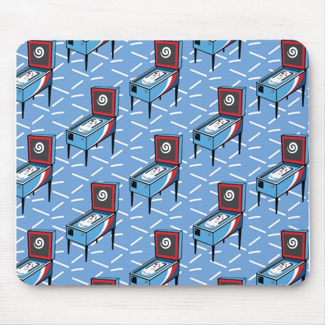 Pinball Player Non Slip Mousepad #1-4 Musmatta (Framsidan)