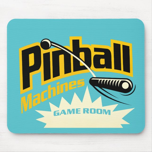 Pinball Player Non Slip Mousepad #33 Musmatta (Framsidan)