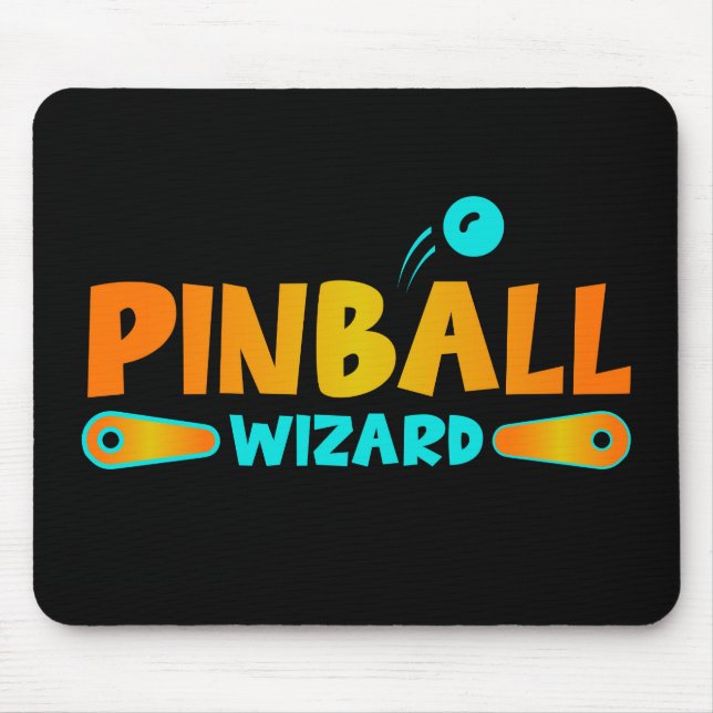 Pinball Player Non Slip Mousepad #5-2 Musmatta (Framsidan)