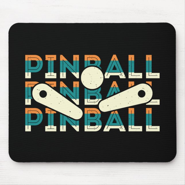 Pinball Player Non Slip Mousepad #6-1 Musmatta (Framsidan)