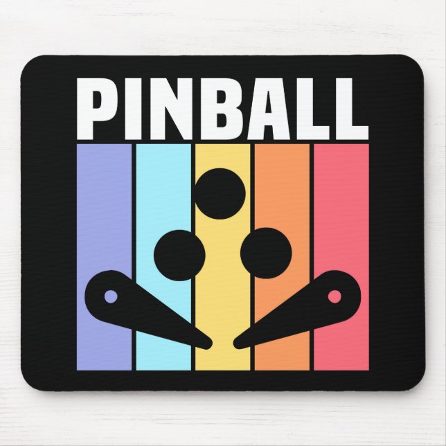 Pinball Player Non Slip Mousepad #6-2 Musmatta (Framsidan)