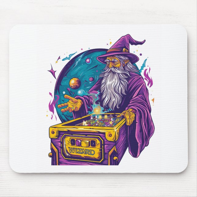 Pinball Player Non Slip Mousepad #7-1 Musmatta (Framsidan)