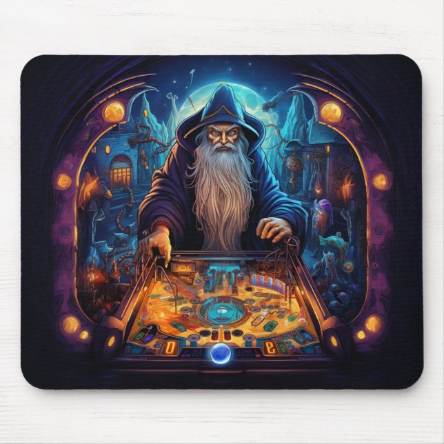 Pinball Player Non Slip Mousepad #7-4 Musmatta (Framsidan)