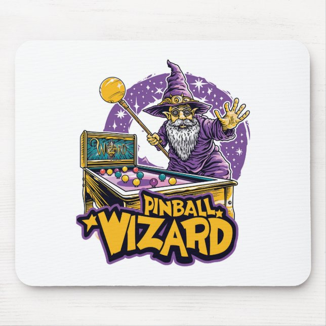 Pinball Player Non Slip Mousepad #7-6 Musmatta (Framsidan)