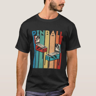 Pinball Retro Vintage Multiball Pinball Maskin Ar T Shirt