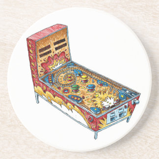 Pinball Underlägg Sandsten